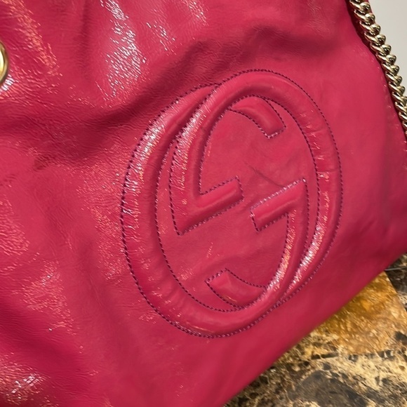 Gucci Soho patent leather shoulder bag chain - Picture 13 of 16